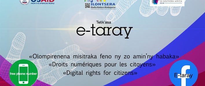 « E-TARAY » LIBERTE DES MEDIAS ET DROITS NUMERIQUES dans le cadre du PROGRAMME ARISA